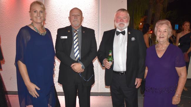 Gail Rogers, Paul Rogers, Dave Baker, Lillian Baker. IHF Gala Dinner, April 22, 2023