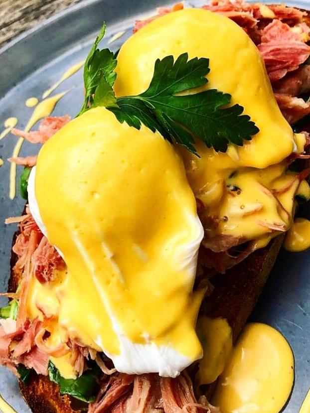 Churchill Cafe’s Ham Hock Benedict.