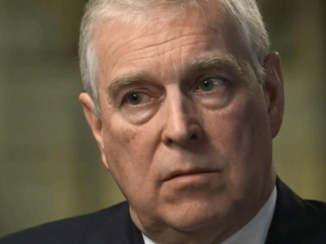 Screen grab from BBS TV. BBC Newsnight's Emily Maitlis interviews Prince Andrew, The Duke of York over his friendship with Jeffrey Epstein. Answering questions about his links to Epstein for the first time, Prince Andrew said his stay was not "becoming of a member of the Royal Family". The Duke of York also said he "let the side down" by staying at his home. Source: BBC