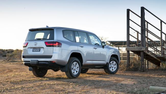 The LandCruiser is a big machine and prices start just under $100,000.