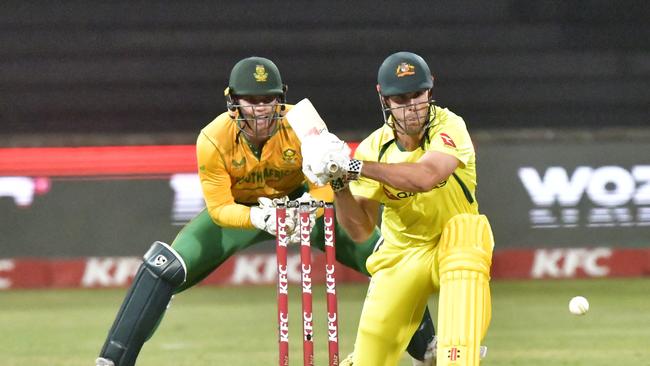 DURBAN, SOUTH AFRICA – SEPTEMBER 01: Mitchell Marsh of Australia during the 2nd KFC T20 International match between South Africa and Australia at Hollywoodbets Kingsmead Stadium on September 01, 2023 in Durban, South Africa (Photo by Sydney Seshibedi/Gallo Images/Getty Images)