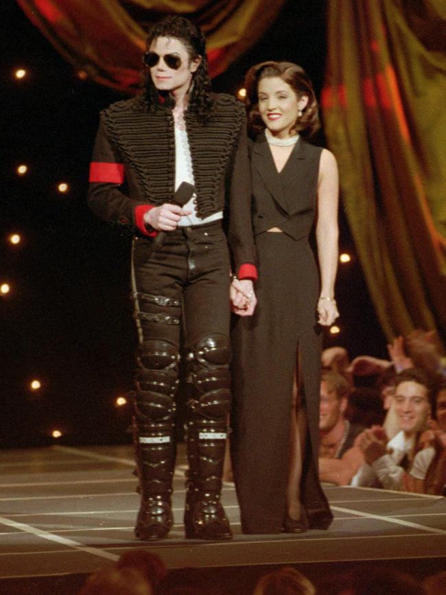 Jackson and Presley at the MTV VMAs.