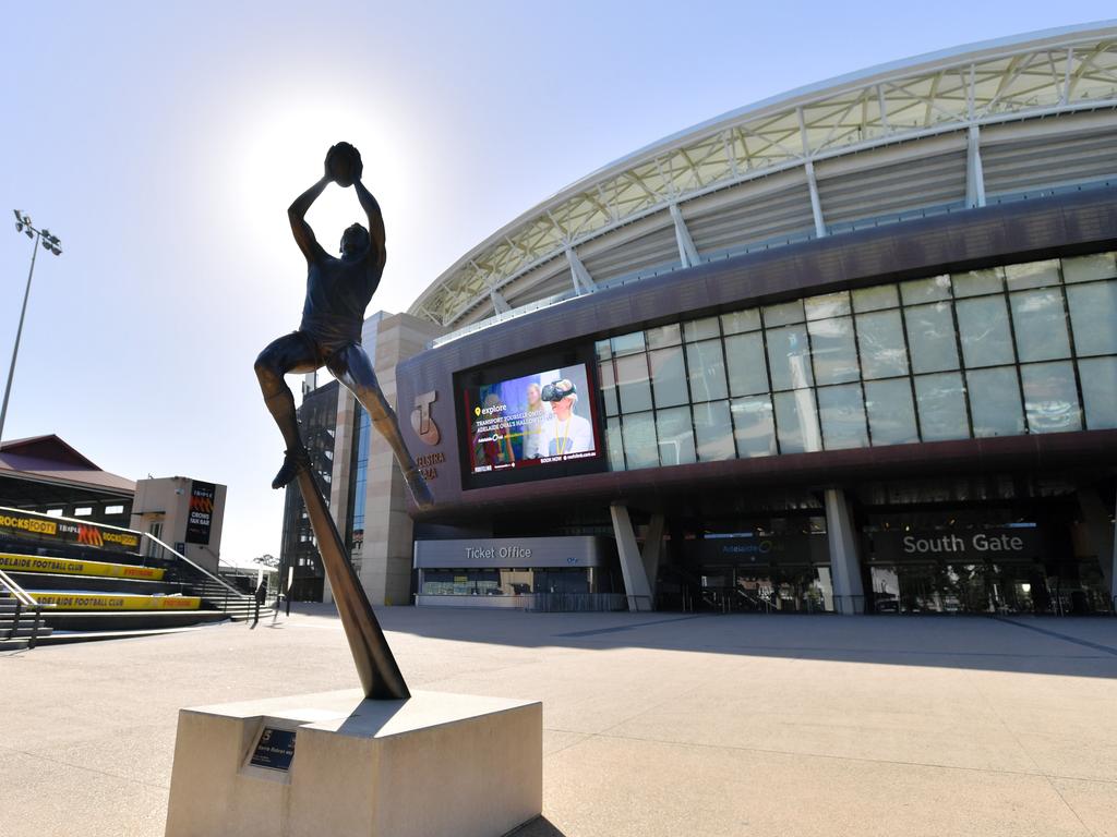 Anyone who visits Adelaide Oval must be fully vaccinated. Picture: Morgan Sette/AAP