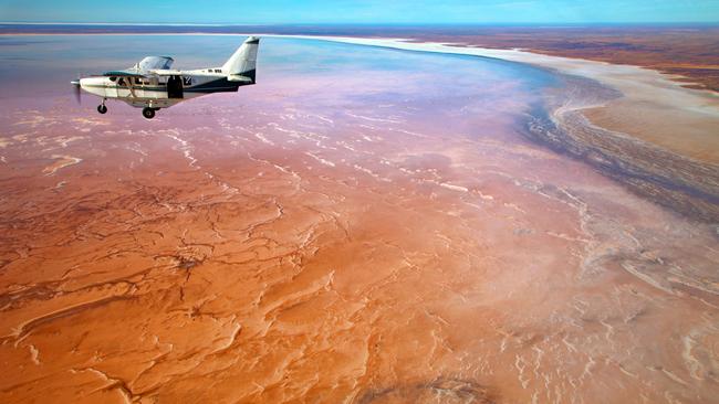 ESCAPE:  Kati Thanda-Lake Eyre National Park scenic flight. Picture: Peter Rowe/SATC