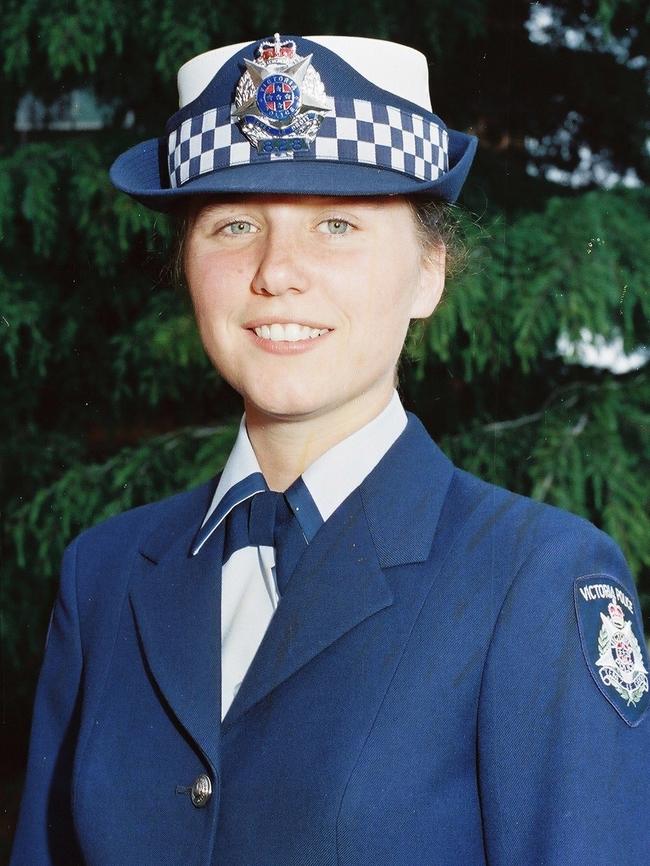 Russell St bombing victim Constable Angela Taylor.