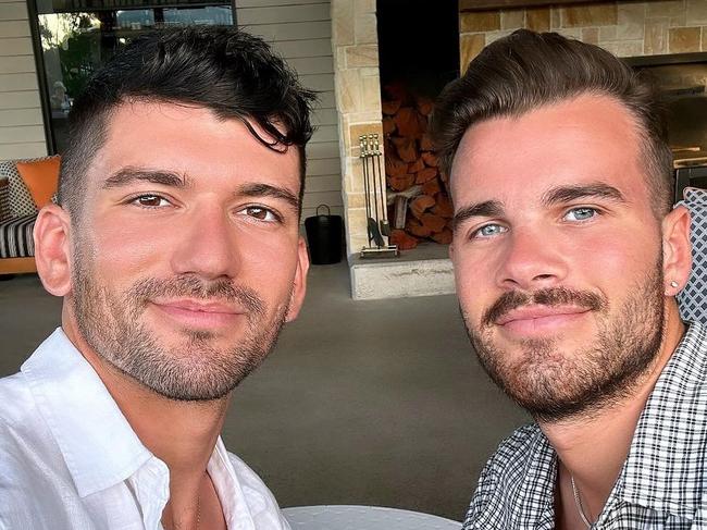 Luke Davies (left) and Jesse Baird (right) remain missing. Picture: Instagram