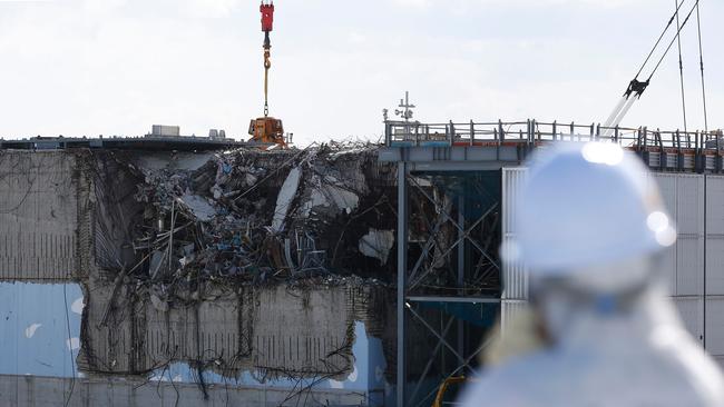 The No. 3 reactor at Tokyo Electric Power Co's (TEPCO) tsunami-crippled Fukushima Daiichi nuclear power plant, where the extraction of molten fuel from the reactors wilol be removed. Picture: AFP