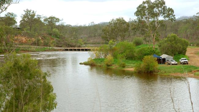 The Calliope River and camping grounds.