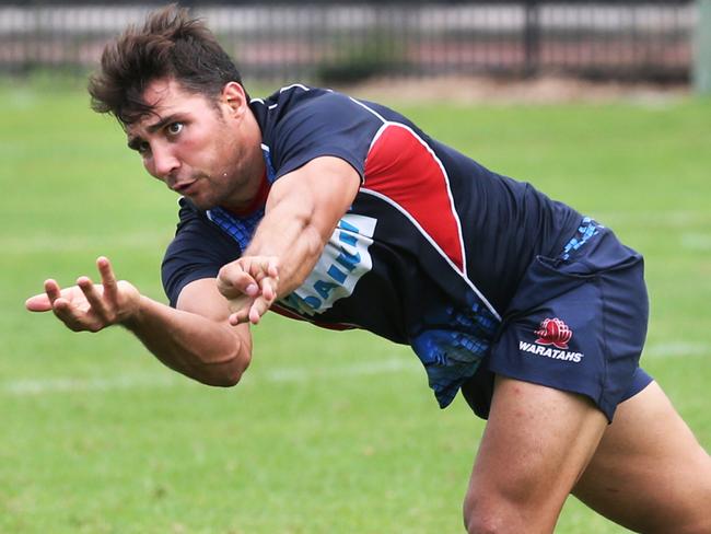 Waratahs training at Kippax Oval, Moore Park. Nick Phipps.Photo: Bob Barker.