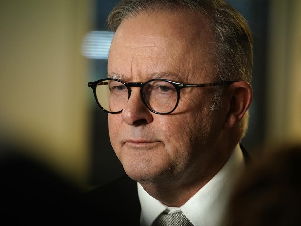 Anthony Albanese’s pledge to build 1.2 million new homes over the coming five years looks impossible to achieve. Picture: NewsWire / Luis Enrique Ascui