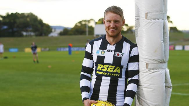 Glenorchy captain Brayden Webb will miss the rest of the TSL season after suffering major damage to his left knee last weekend. Picture: MATT THOMPSON