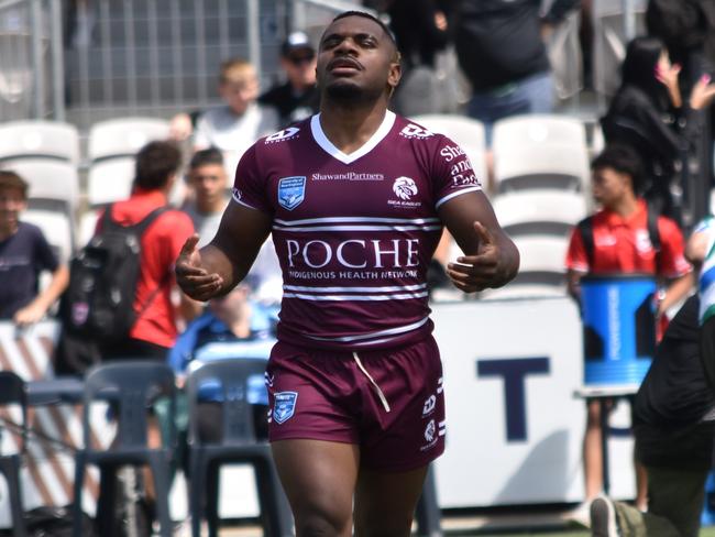 Alton Naiyep before the opening whistle. Picture: Sean Teuma