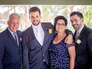 LASTING LEGACY: The Gibbons family in happier times: Kevin, Jake, Tania and Shane. Picture: Contributed