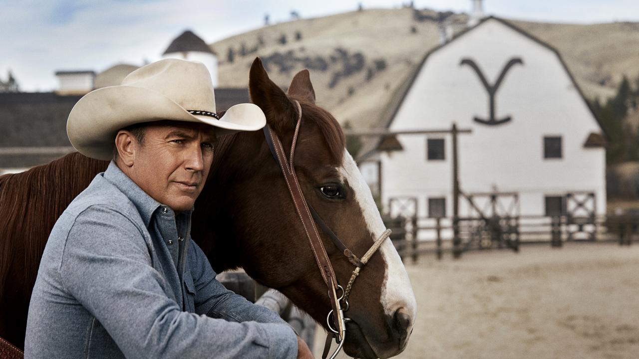 Kevin Costner stars in the TV series Yellowstone. Supplied by Stan.