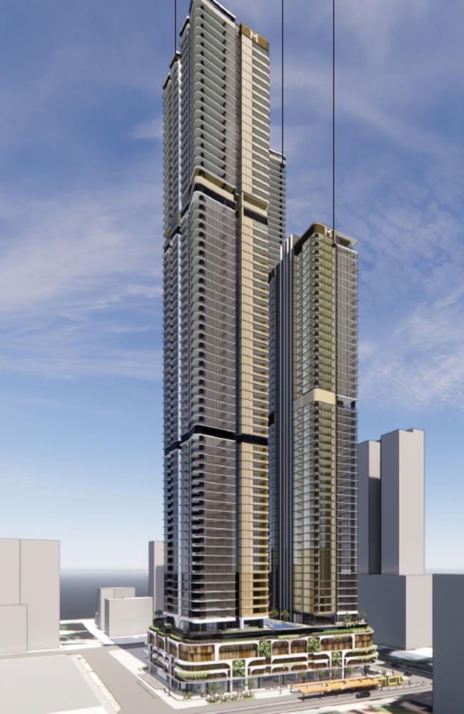 New artist impressions of Meriton Group's Cypress development in Surfers Paradise, put forward by Harry Triguboff