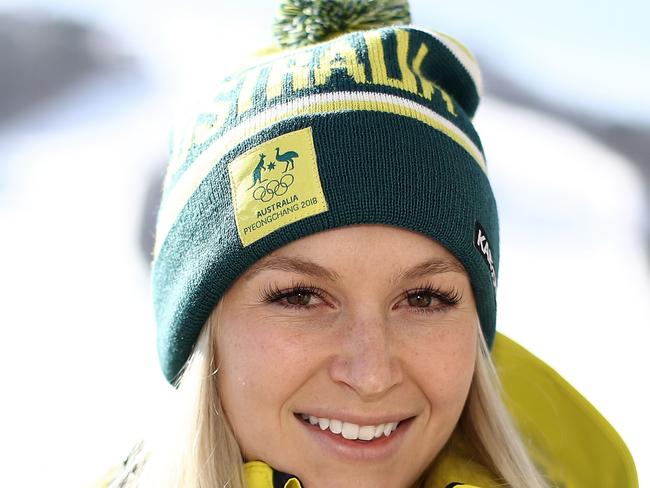 Australian Aerial skier Danielle Scott ahead of the PyeongChang Winter Olympics.