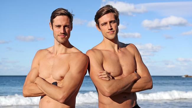 Sydney’s Stenmark twins — Jordan and Zac — have managed to keep their private life private. Picture: Tim Hunter