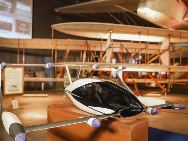 Australia's new flying cars:, Narromine will become the home of a state-of-the-art testing facility for an electric flying car with an Australian company expanding its operations to the state’s Central West, thanks to a $950,000 support grant from the NSW Government’s Regional Investment Attraction Fund. Picture: NCA NewsWire / Supplied