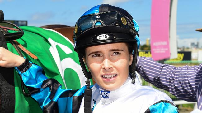 Georgina Cartwright recently joined the senior riding ranks in Queensland. Picture: Trackside Photography