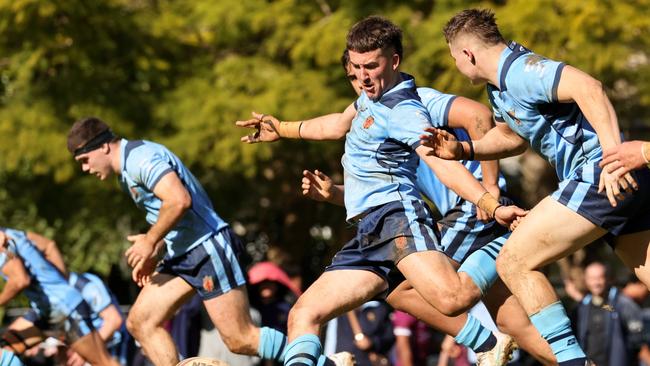 NSW CHS under-18 boys in action at the ASSRL Nationals. Picture: Darrell Nash/NashysPix