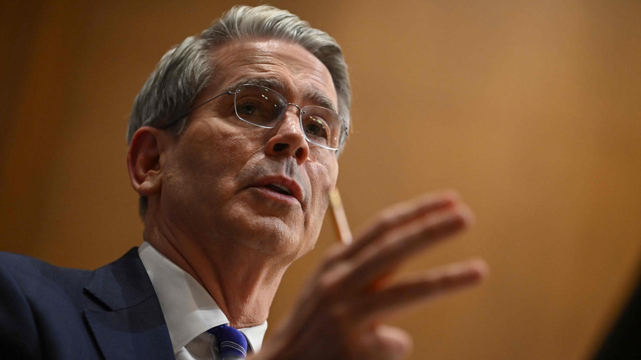 Scott Bessent testifies before the Senate Finance Committee on his nomination to be Secretary of the Treasury. Picture: AFP