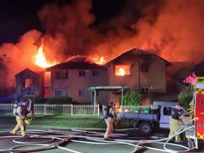 FRNSW firefighters have spent three hours extinguishing a house fire in Taree on Thursday, March 30, 2023. Picture: Fire and Rescue NSW