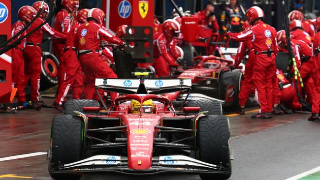 Lewis Hamilton finished 10th at the Australian Grand Prix. (Photo by Clive Rose/Getty Images)