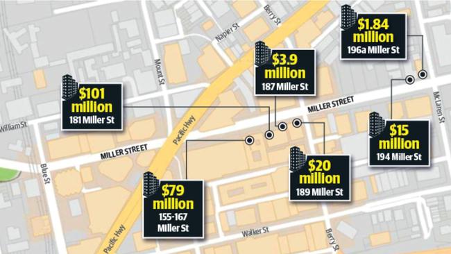 The State Government has spent more than $200m in North Sydney.