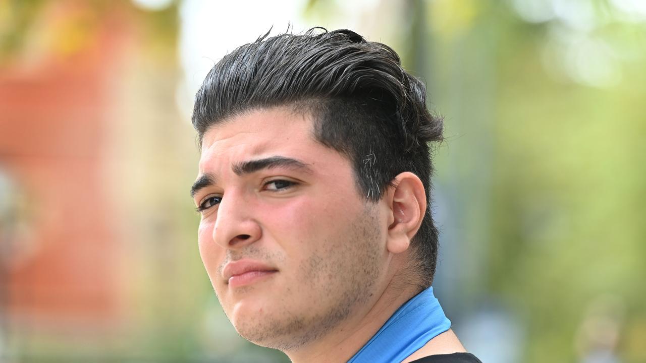 University of Queensland student activist Drew Pavlou claims to have been arrested in the United Kingdom over being reported for making “bomb threats” which he says came from a fake email. Picture: Keryn Stevens