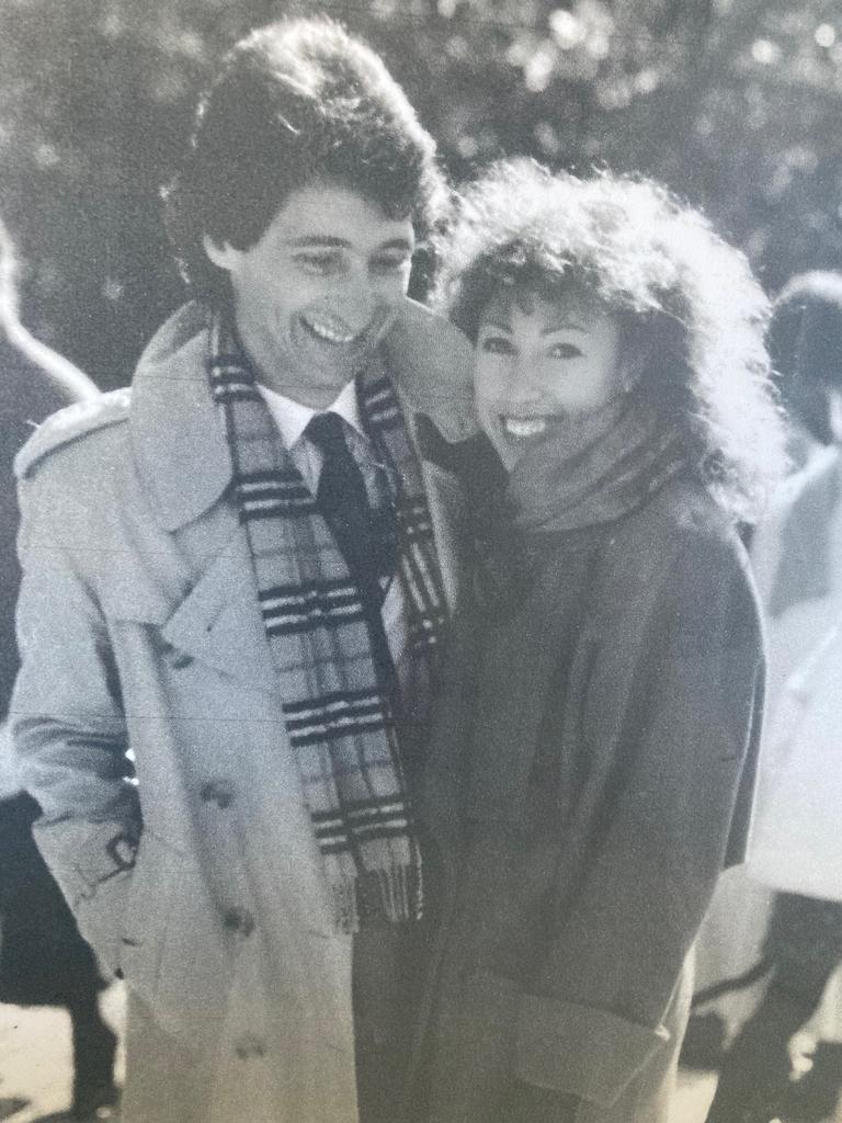 Lyn and Giacomo Latella pictured in Rome in 1984.