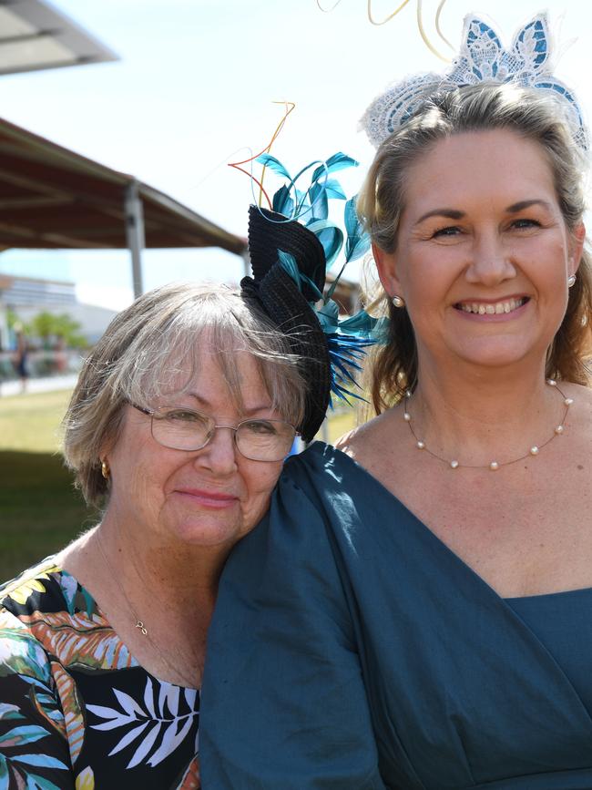 Liz Gibson and daughter Carleen Mitchell at the Bridge Toyota Ladies’ Day. Picture: (A)manda Parkinson