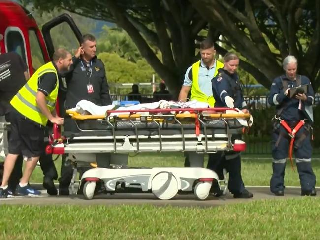 A man has miraculously survived a crocodile attack on Queensland's Cape York Peninsula. Picture: Nine