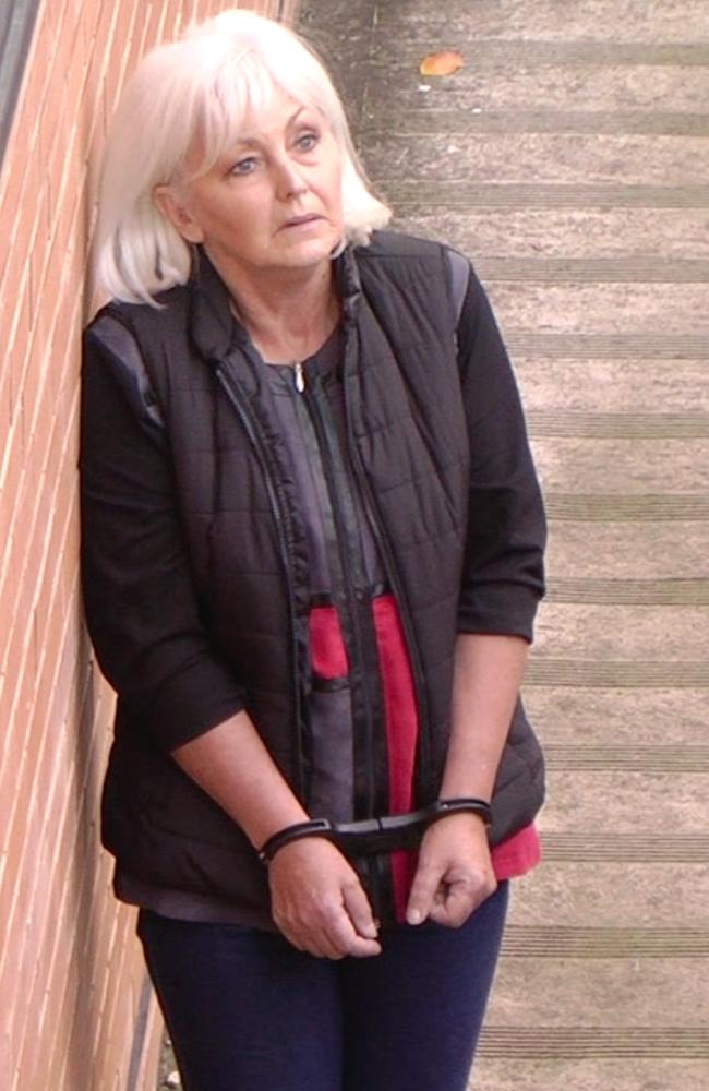 Wendie-Sue Dent outside Adelaide Magistrates Court. Picture: Nine News