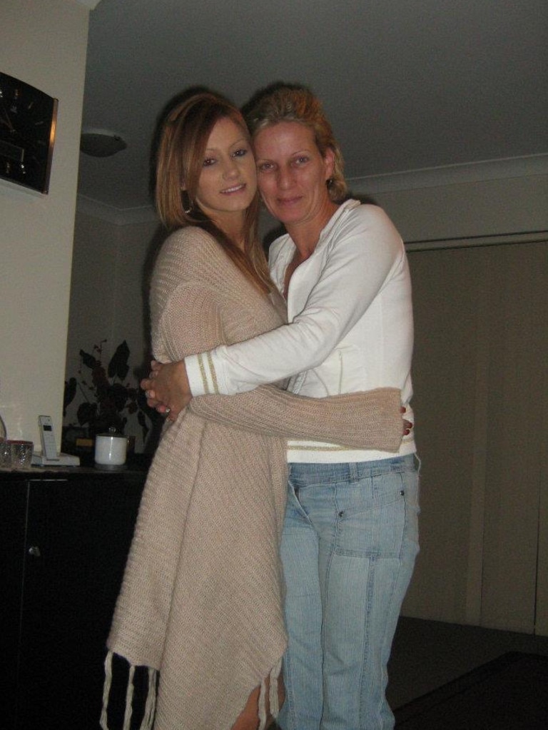 Jess Zrinski and her mother. Picture: Supplied