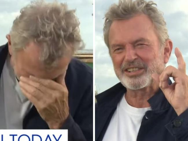 Sam Neill live on Today.