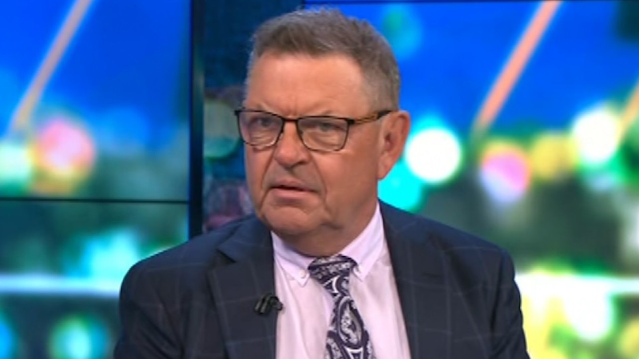 “What’s she doing hanging around in Australia,” Steve Price scowled. Picture: Channel 10.