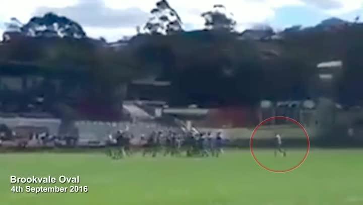 Brawl between Avalon Bulldogs and Beacon Hill Bears under-17s