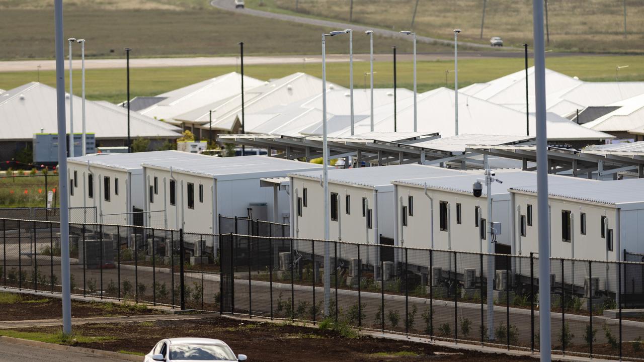 The State Governments Wellcamp quarantine facility, the Queensland Regional Accomodation Centre, in 2022. Picture: Kevin Farmer