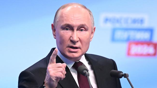 Assertions by Russian president Vladimir Putin are ominous. Picture: Natalia Kolesnikova / POOL / AFP