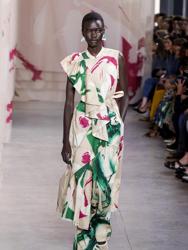 A model walks the runway during the Ulla Johnson Ready to Wear Spring/Summer 2025 fashion show as part of the New York Fashion Week. Picture: Getty Images