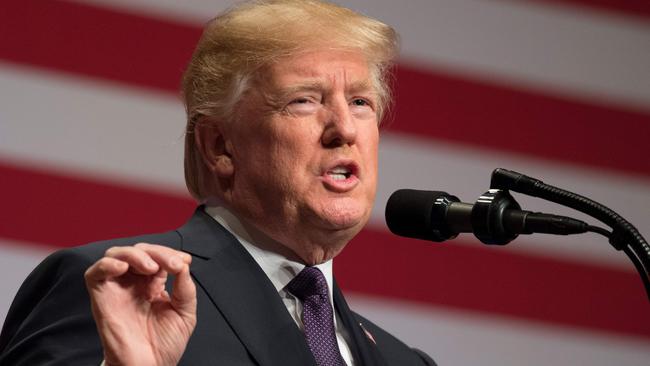 America First: Donald Trump’s trade policies risk raising tensions. Pic: AFP