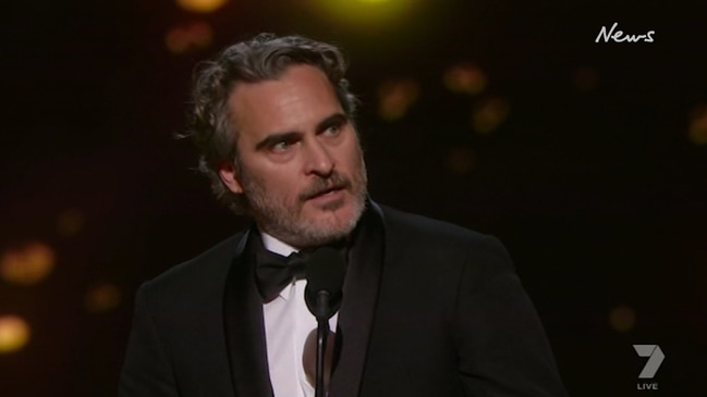 Oscars 2020: Joaquin Phoenix's emotional acceptance monologue