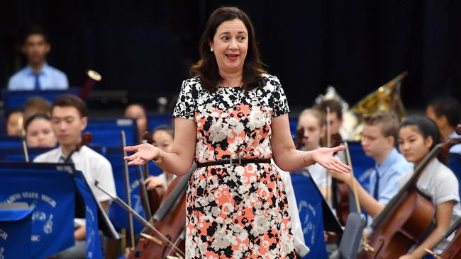 Premier Annastacia Palaszczuk in Cairns. Picture: AAP