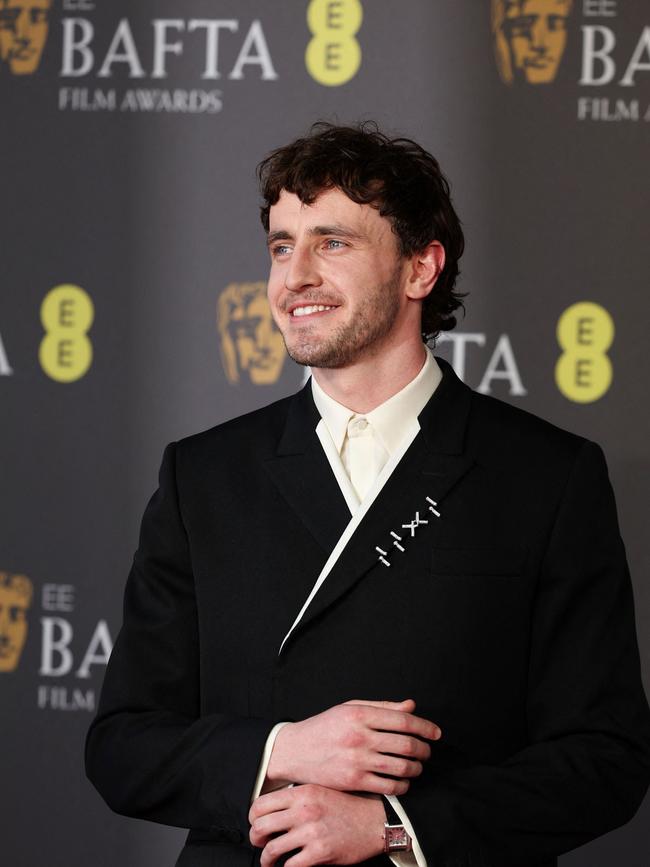 Mescal at the BAFTA British Academy Film Awards in February. Picture: Adrian Dennis