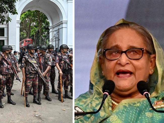 Prime Minister Sheikh Hasina resigned and left the country.