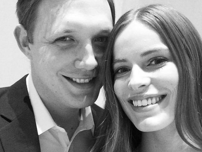 Robyn Lawley and her lawyer boyfriend, Everest Schmidt. Picture: Instagram