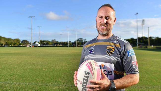 Sunshine Coast 47th Battalion coach Danny Gray. Photo: Patrick Woods.