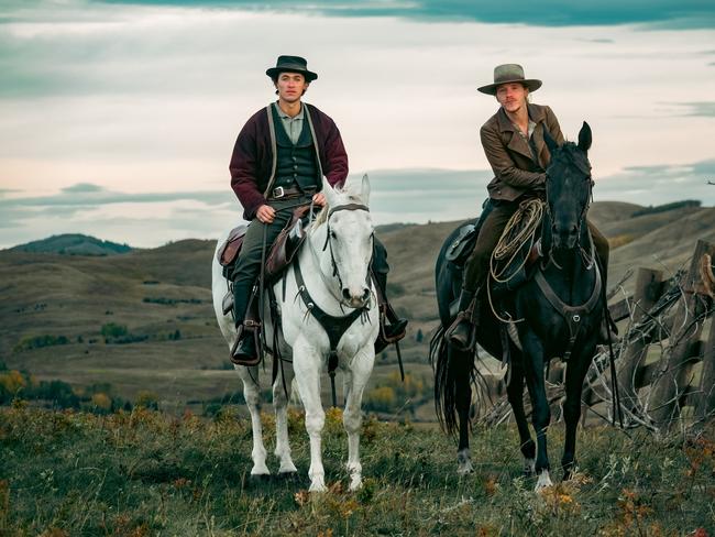 Daniel Webber and Tom Blythe in Billy The Kid.