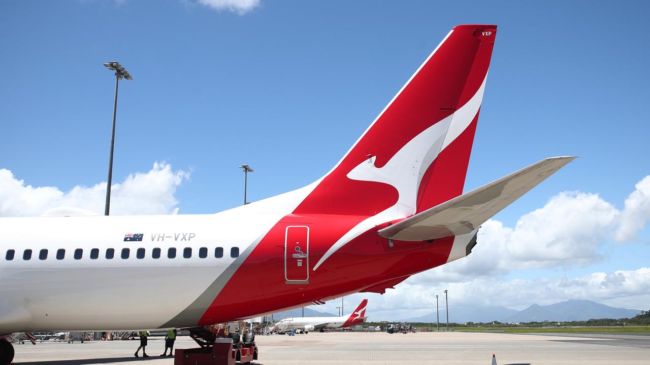 Qantas Group CEO Alan Joyce said the airline would bring back overseas travel in late October, to coincide with the Government’s vaccine rollout plan. Picture: Brendan Radke