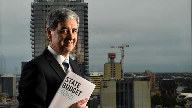 Treasurer Rob Lucas at the Crowne Plaza Hotel on Tuesday. Picture: Tricia Watkinson